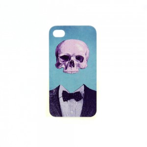 Θήκη Skull Costume Back Cover για iPhone 4/4S (Design)