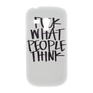 Θήκη F* What People Think Back Cover για Samsung Galaxy S3 Mini (Design)
