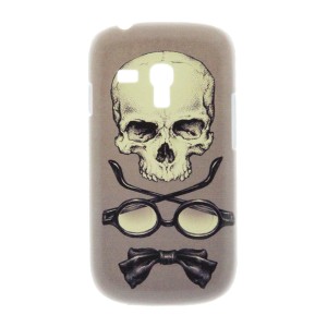 Θήκη Skull Glasses Papillon Back Cover για Samsung Galaxy S3 Mini (Design)
