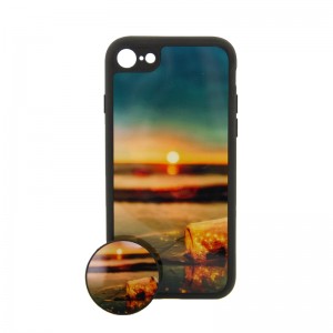 Θήκη Popsocket SunSet Sea Back Cover για Huawei P9 Lite (Design)