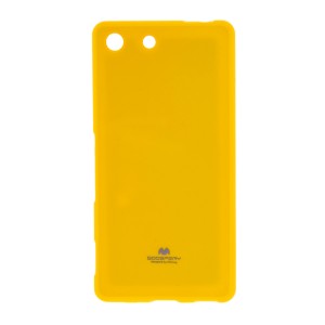 Θήκη Jelly Case Back Cover για Sony Xperia M5 (Κίτρινο)