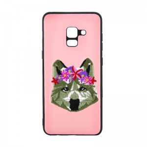 Θήκη MyMobi Flower Wolf Back Cover για Samsung Galaxy A8 2018 (Design) 
