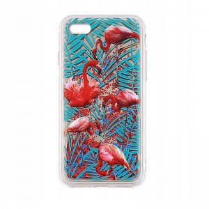 Θήκη Mymobi Liquid Mirror Flamingo για iPhone 6 Plus (Design)