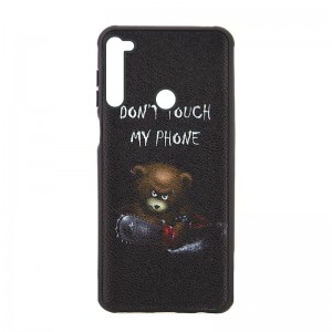 Θήκη Don't Touch My Phone Bear Back Cover για Xiaomi Redmi Note 8 (Design)