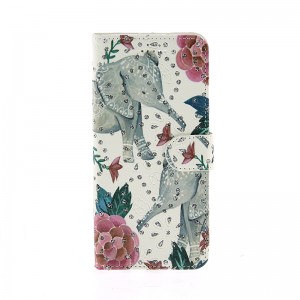 Θήκη Strass Elephants and Roses Flip Cover για Samsung Galaxy A42 (Design) 