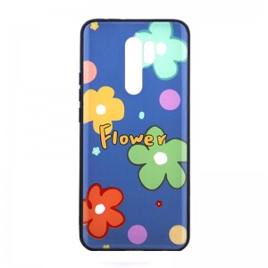 Θήκη Four Flowers in Blue Back Cover για Xiaomi Redmi 9 (Design) 
