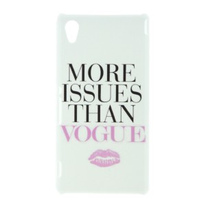Θήκη More Issues Than Vogue Back Cover για Sony Xperia M4 (Design)
