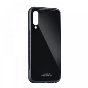 Θήκη MyMobi Glass Case Back Cover για Samsung Galaxy A6 Plus 2018 (Μαύρο)