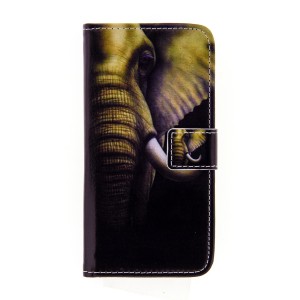 Θήκη Elephant's Face Flip Cover για iPhone 5/5S (Design)
