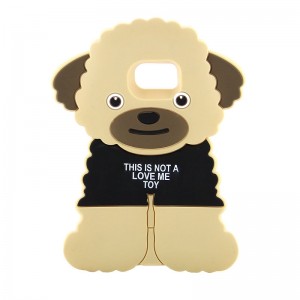 Θήκη 3D Caramel Bear Back Cover για Samsung Galaxy S7 (Μαύρο)