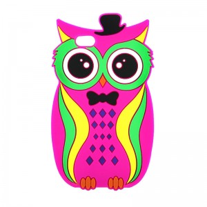 Θήκη 3D Owl Back Cover για iPhone 6/6S (Φούξ) 