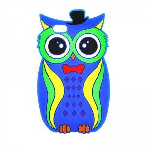 Θήκη 3D Owl Back Cover για iPhone 6/6S (Μπλε)