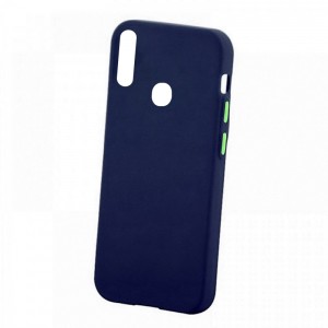 Θήκη Solid Silicone Case Back Cover για Samsung Galaxy A20s (Μπλε)