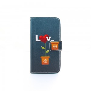Θήκη Γλάστρα Love Flip Cover για Samsung Galaxy A3 (Design)