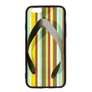 Θήκη Slim Back Cover Transparent Slipper για iPhone 6 (Πολυχρωμο)
