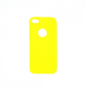 Θήκη MyMobi Σιλικόνης 0.5mm Back Cover για iPhone 5/5S (Κίτρινο)