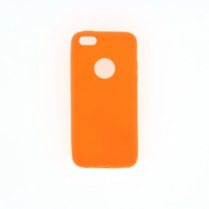 Θήκη MyMobi Σιλικόνης 0.5mm Back Cover για iPhone 5/5S (Πορτοκαλί)