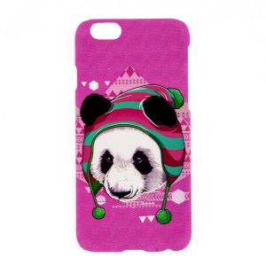 Θήκη Mymobi Back Cover Pink Panda Cap για iPhone 5/5S (Design)