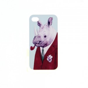 Θήκη Hippo Costume Back Cover για iPhone 4/4S (Design)