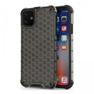 Θήκη OEM Honeycomb Back Cover για iPhone 13 Pro Max (Μαύρο) 