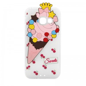 Θήκη Sweet Pink Ice Cream Back Cover για Samsung Galaxy A3 2017  (Design)