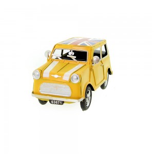 Αυτοκίνητο Εποχής - Mini Cooper (Κίτρινο)