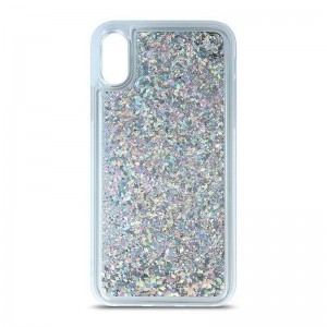 Θήκη MyMobi Liquid Diamond Back Cover για iPhone 6/6S (Ασημί)