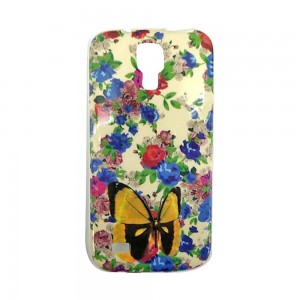 Θήκη MyMobi Butterfly Flowers για Samsung Galaxy S4 Mini  