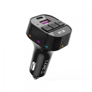 Φορτιστής Αυτοκινήτου XO BCC17 Bluetooth Transmitter 1xUSB-A & 1xType-C 30W