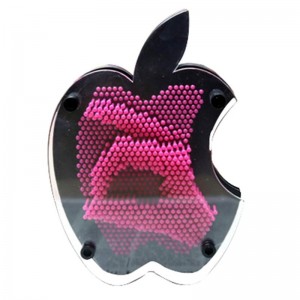 Επιτραπέζιο Διακοσμητικό σε Σχήμα Μήλου 3D Pin Art (Φούξ)
