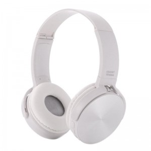 Ασύρματα Ακουστικά Bluetooth 450ΒΤ με Ενσωματωμένο Μικρόφωνο (Άσπρο)