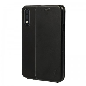 Θήκη Vennus Flexi Elegance Flip Cover με κάθετο άνοιγμα για Samsung Galaxy A01 (Μαύρο) 