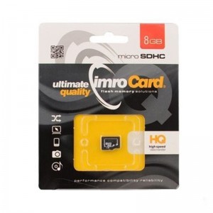 Imro microSDHC Class 10 8GB (Μαύρο)