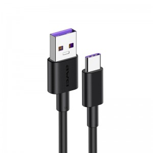 Καλώδιο Awei CL-77T Fast Charging USB to Type-C 1m (Μαύρο)