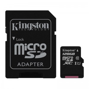 Kingston Canvas Select Plus microSDCS2 Class 10 128GB (Διαφανές)