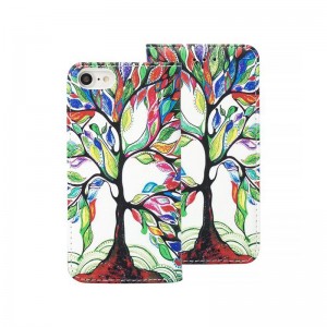 Θήκη MyMobi Decor Book Tree Flip Cover για iPhone 7/8  (Design)
