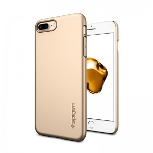 Θήκη Spigen Thin Fit Back Cover για iPhone 7 Plus  (Champagne Gold)