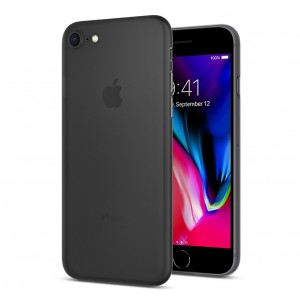 Θήκη Spigen Air Skin Back Cover για iPhone 7/8  (Μαύρο)