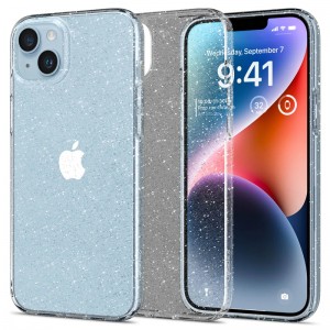 Θήκη Spigen Liquid Crystal Glitter Back Cover για iPhone 14 Plus (Crystal Clear)