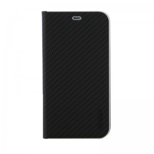 Θήκη Vennus Book Carbon Flip Cover για iPhone 11 Pro Max (Μαύρο) 