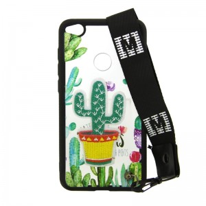 Θήκη Arizona Cactus με λουράκι Back Cover για Huawei P8 Lite 2017 (Design)