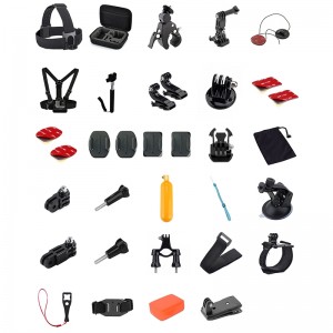 Βαλιτσάκι Προστασίας με 50 Αξεσουάρ για Action Camera (Μαύρο)