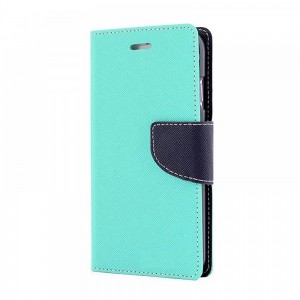 Θήκη MyMobi Fancy Book Flip Cover για Samsung Galaxy A6 Plus (Βεραμάν - Μπλε)