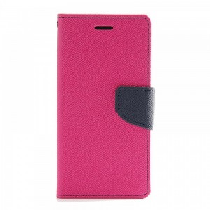 Θήκη MyMobi Fancy Book Flip Cover για Nokia 7.1 (Φουξ - Μπλε)