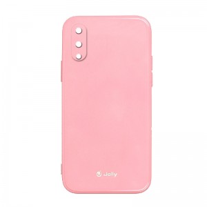 Θήκη Jelly Case Back Cover με Προστασία Κάμερας για Samsung Galaxy A02 (Ροζ)