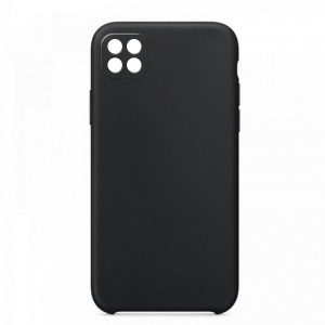 Θήκη OEM Silicone Back Cover με Προστασία Κάμερας για Samsung Galaxy A22 (Black)
