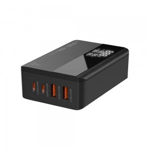 Βάση Φόρτισης LDNIO A4808Q με 2 Θύρες USB-A και 2 Θύρες USB-C 65W (Μαύρο) 