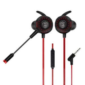 Gaming Ενσύρματο Headset AKZ GM-D1 με Μικρόφωνο (Μαύρο - Κόκκινο)