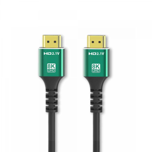 Καλώδιο HDMI To HDMI 2.1V 8K HDTV 5M (Μαύρο - Πράσινο)