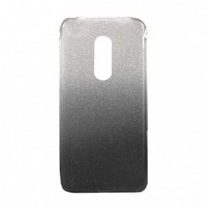 Θήκη MyMobi Back Cover Σιλικόνη Shining Case για Samsung Galaxy A80 (Ασημί-Μαύρο)